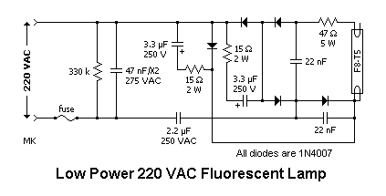 electronic ballast circuit  