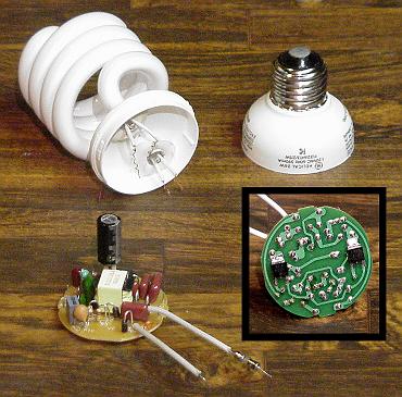 CFL Bulb Electronic Circuits Diagram