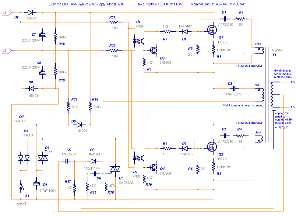 Power Supply Circuit Diagram