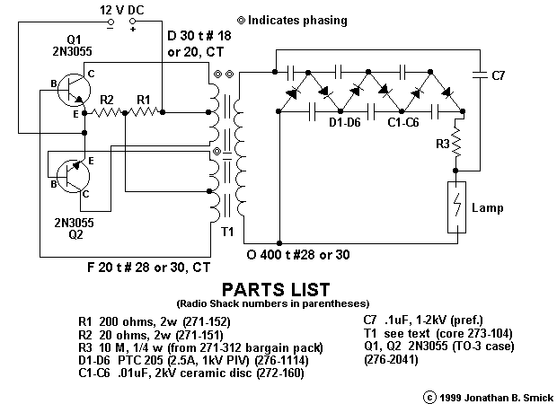 Electronic Ballast Circuit Diagram