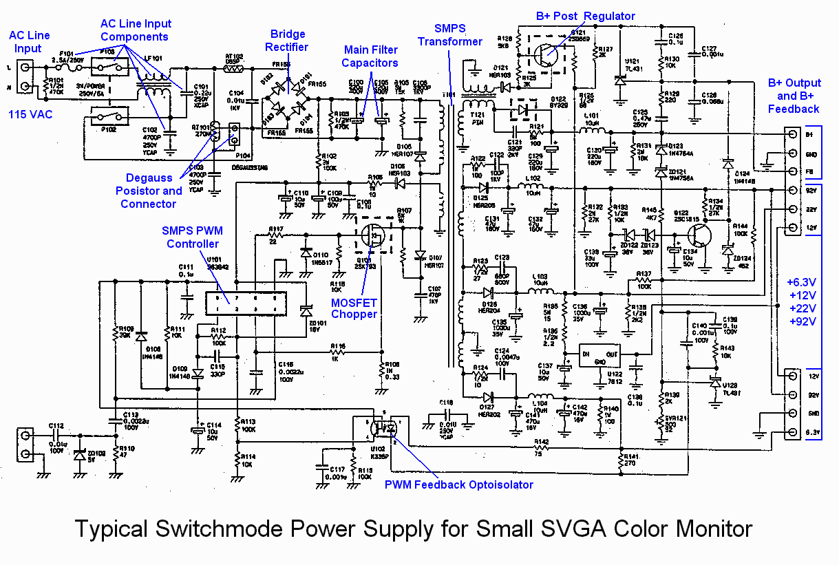 Power Supply Circuit Diagram