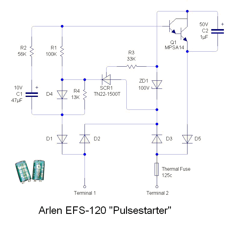 How do you remove a fluorescent light starter?